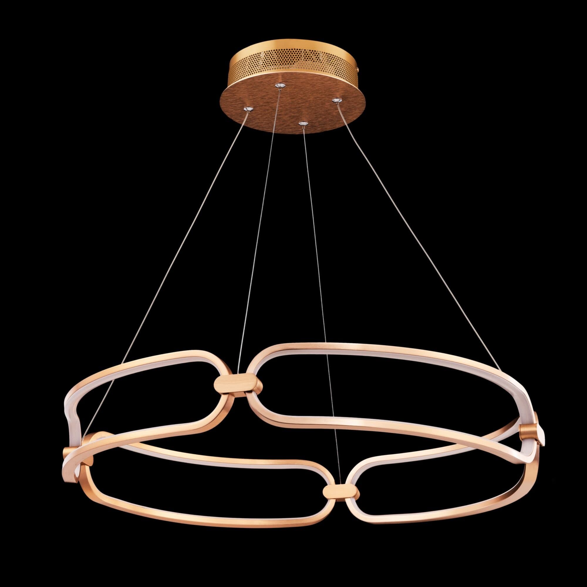 Maytoni Modern Chain Матовое Золото Подвесной светильник LED 50W 3500Лм MOD017PL-L50MG — миниатюра 7