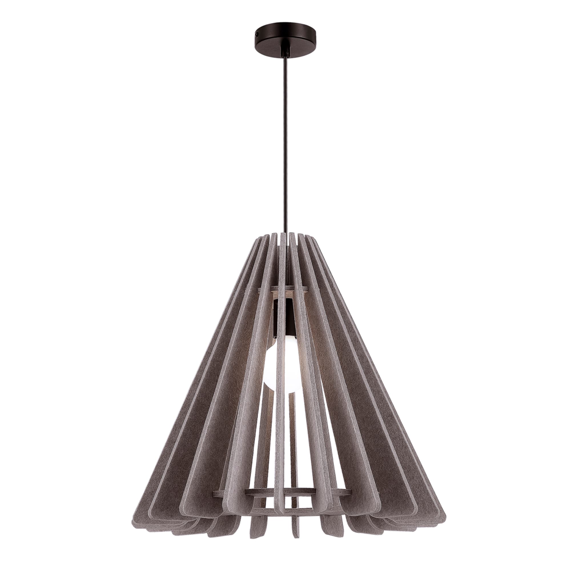 ST LUCE SL3002.403.01 Светильник подвесной Черный/Бежевый E27 1*60W