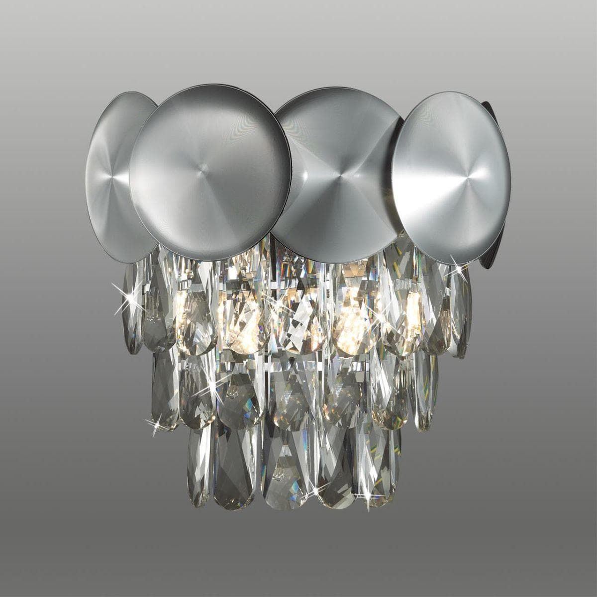 Odeon Light 4972/2W HALL ODL22 375 хром/пластик/хрусталь Бра G9 2*33W CATRIS — миниатюра 3