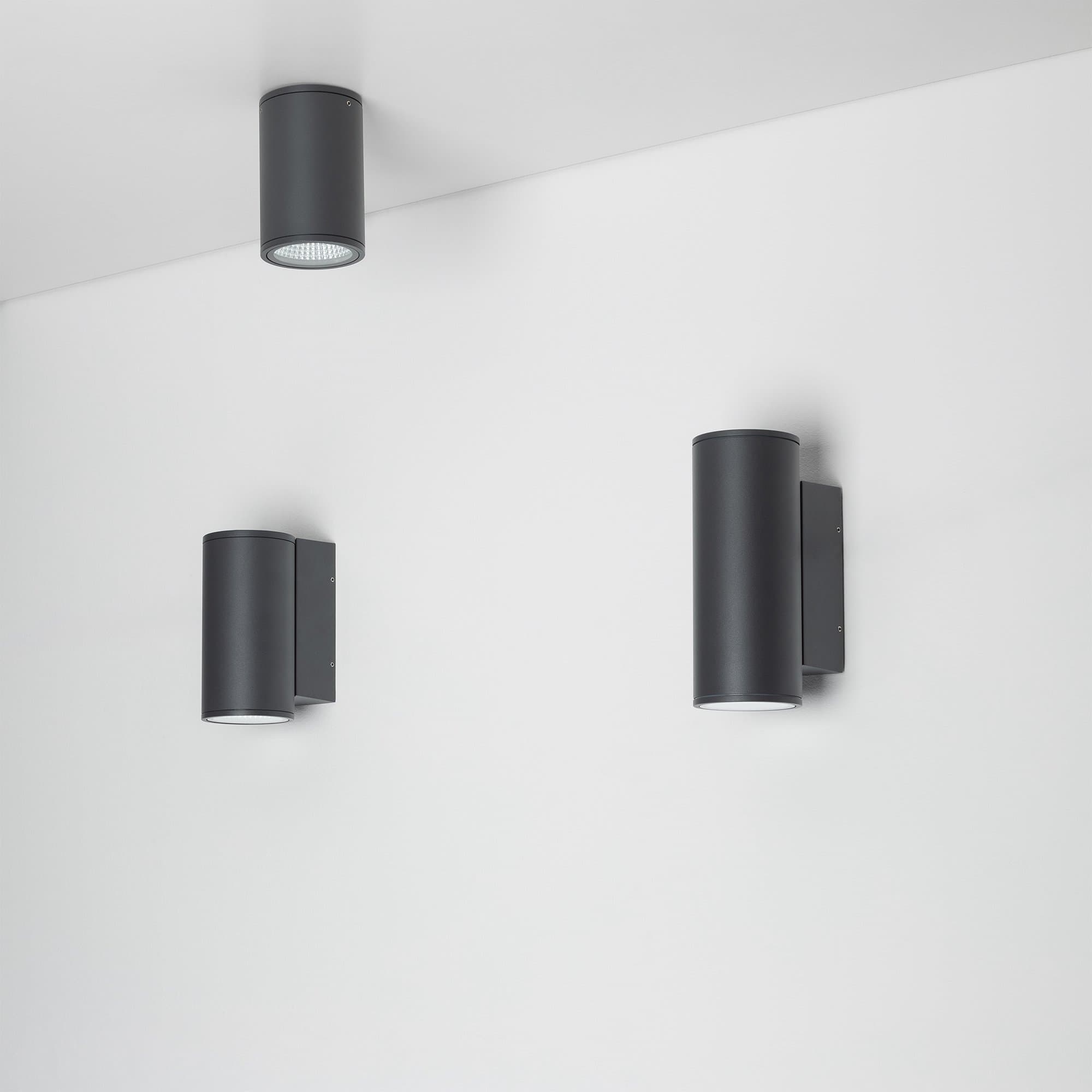 Arlight Светильник LGD-FORMA-WALL-TWIN-R90-2x12W Warm3000 (GR, 44 deg, 230V) (IP54 Металл, 3 года) 029970 — миниатюра 4