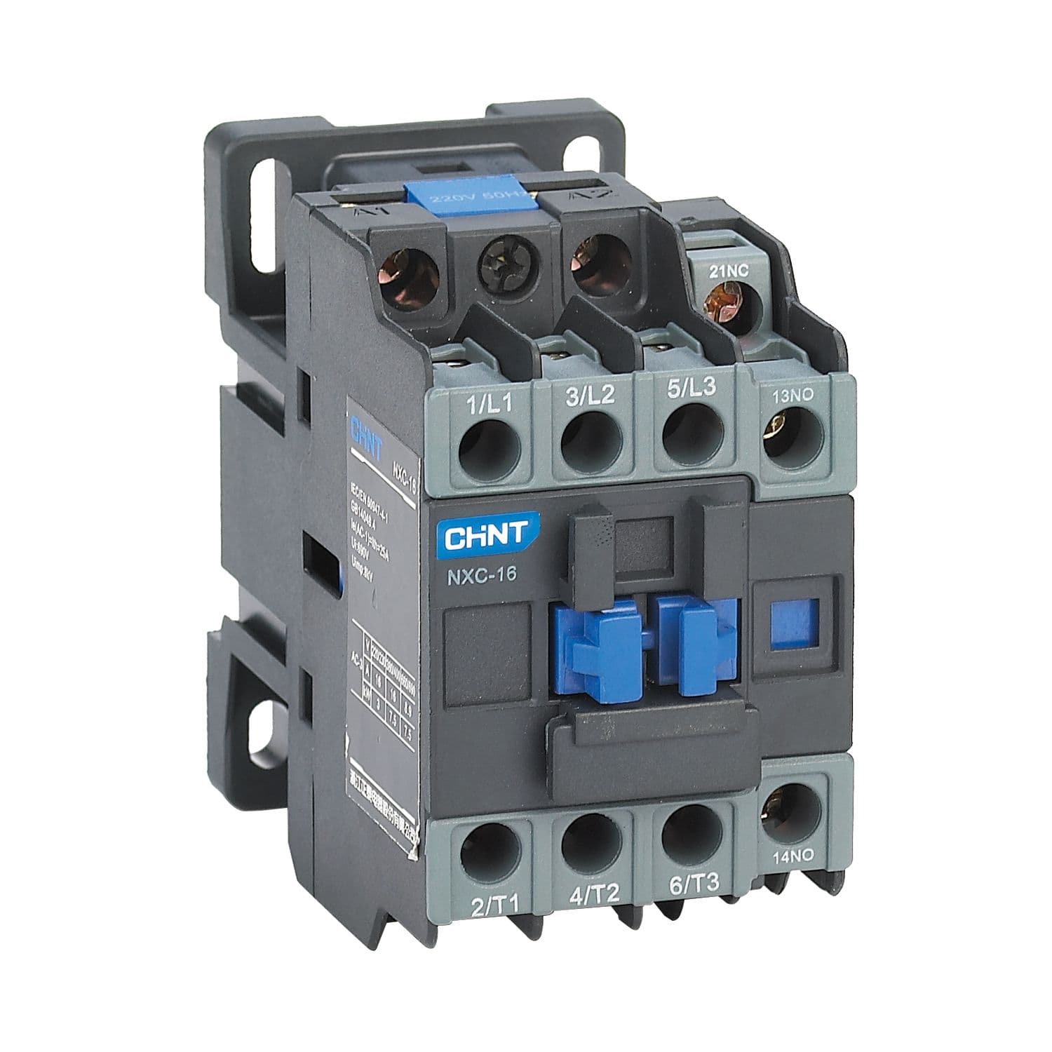 Контактор NXC-16 3P 16A AC380B (50Гц) 1НО+1НЗ (R)