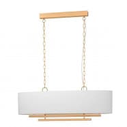Eglo 390182 Подвесной светильник HL/4 E27 pb-brushed/white 'PINETARA'