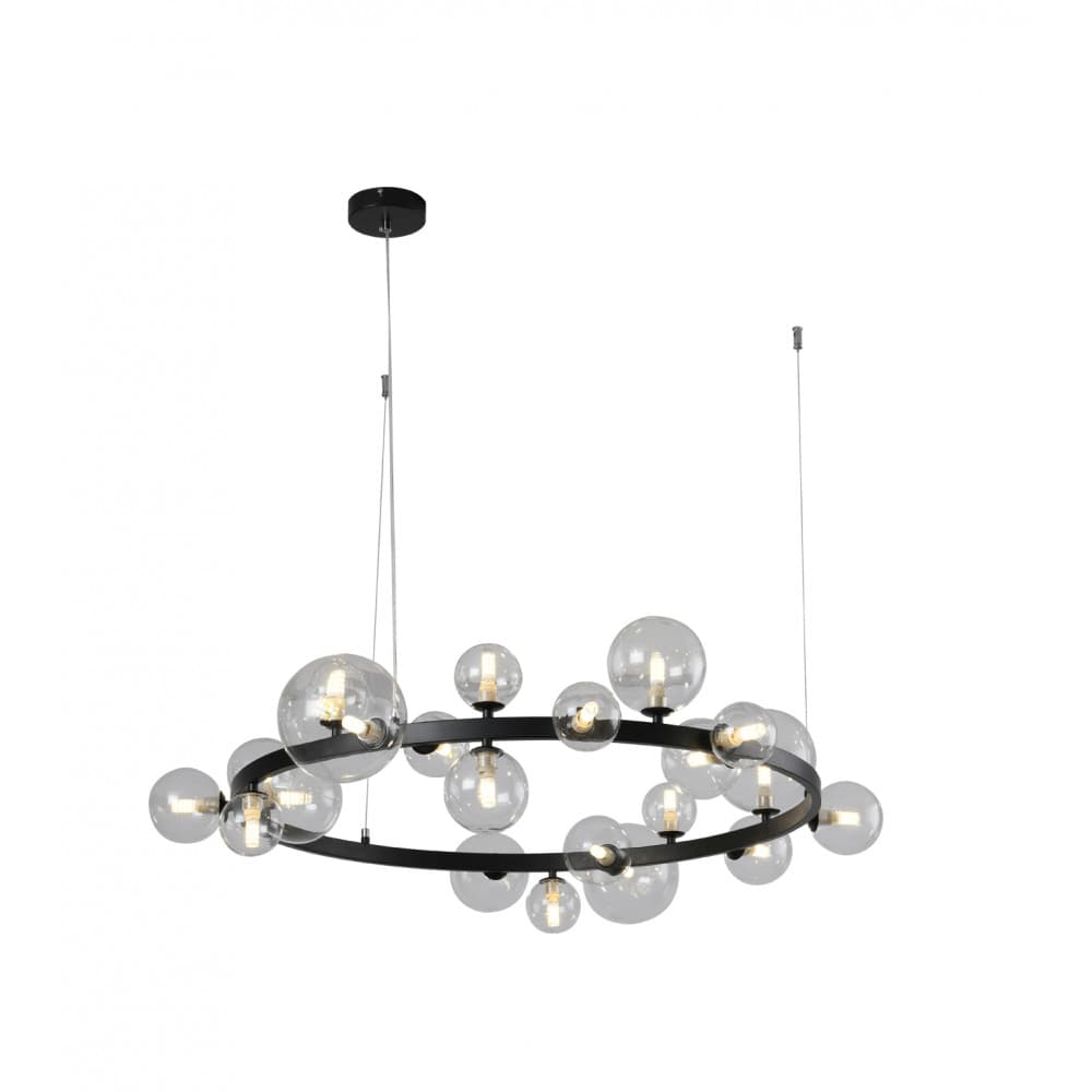 Kink Light 09408-21,19 Люстра Иона черный d110 h120 G9 21*5W (Led лампы в комплекте 4000К)