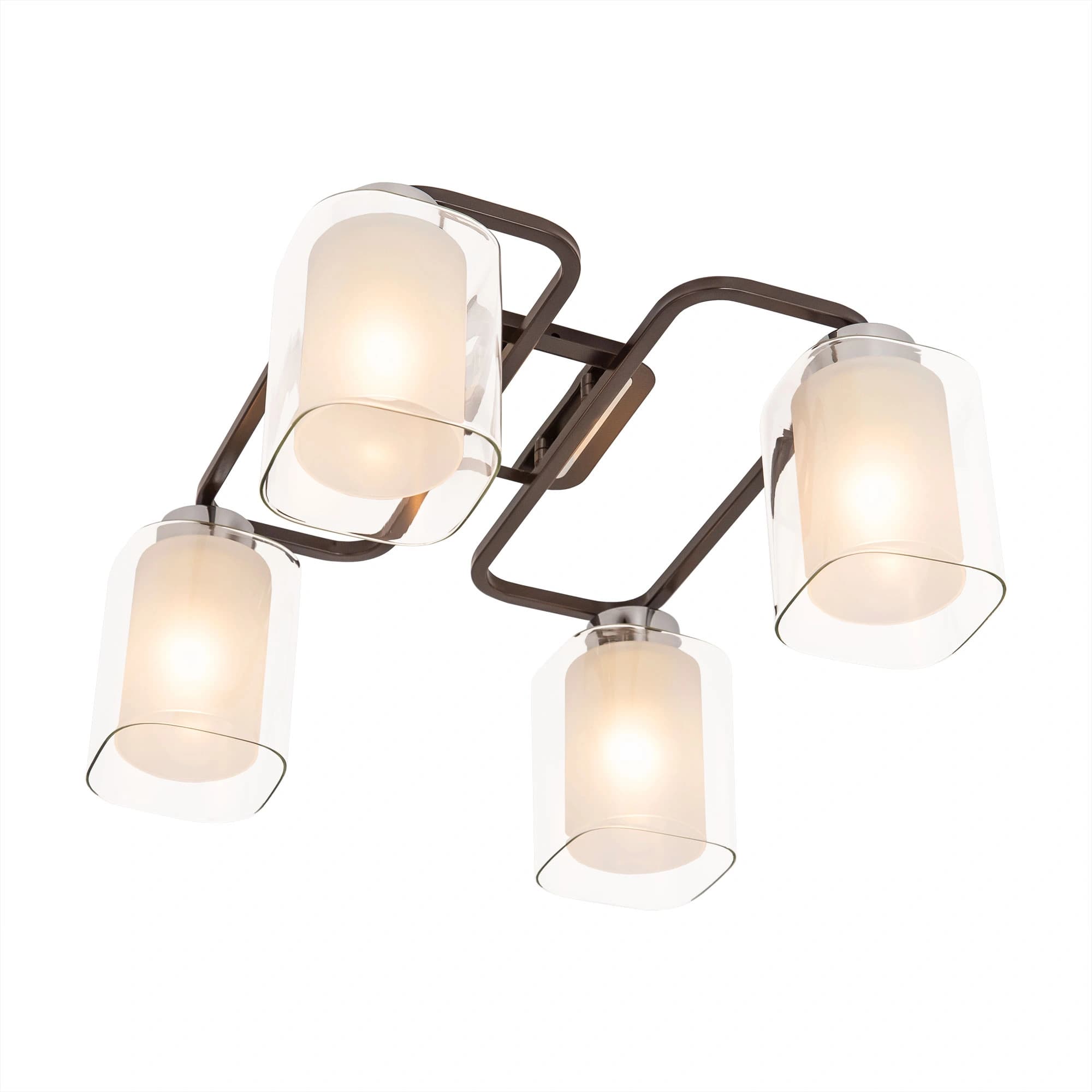 Citilux CL159241 Румба Венге+Хром Люстра
