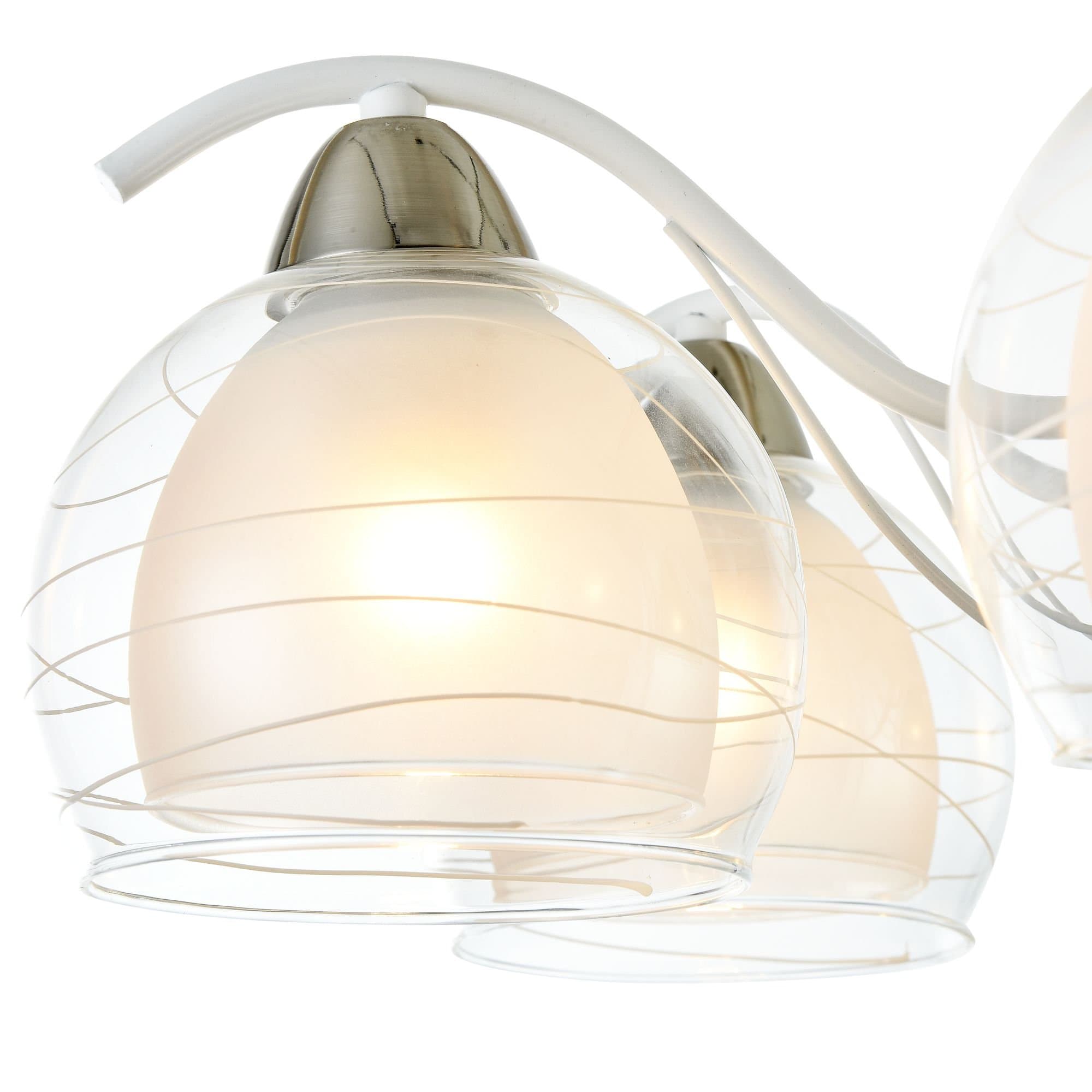 Freya Modern Nikki Белый Потолочный светильник E14 60W FR5052-CL-06-W — миниатюра 8