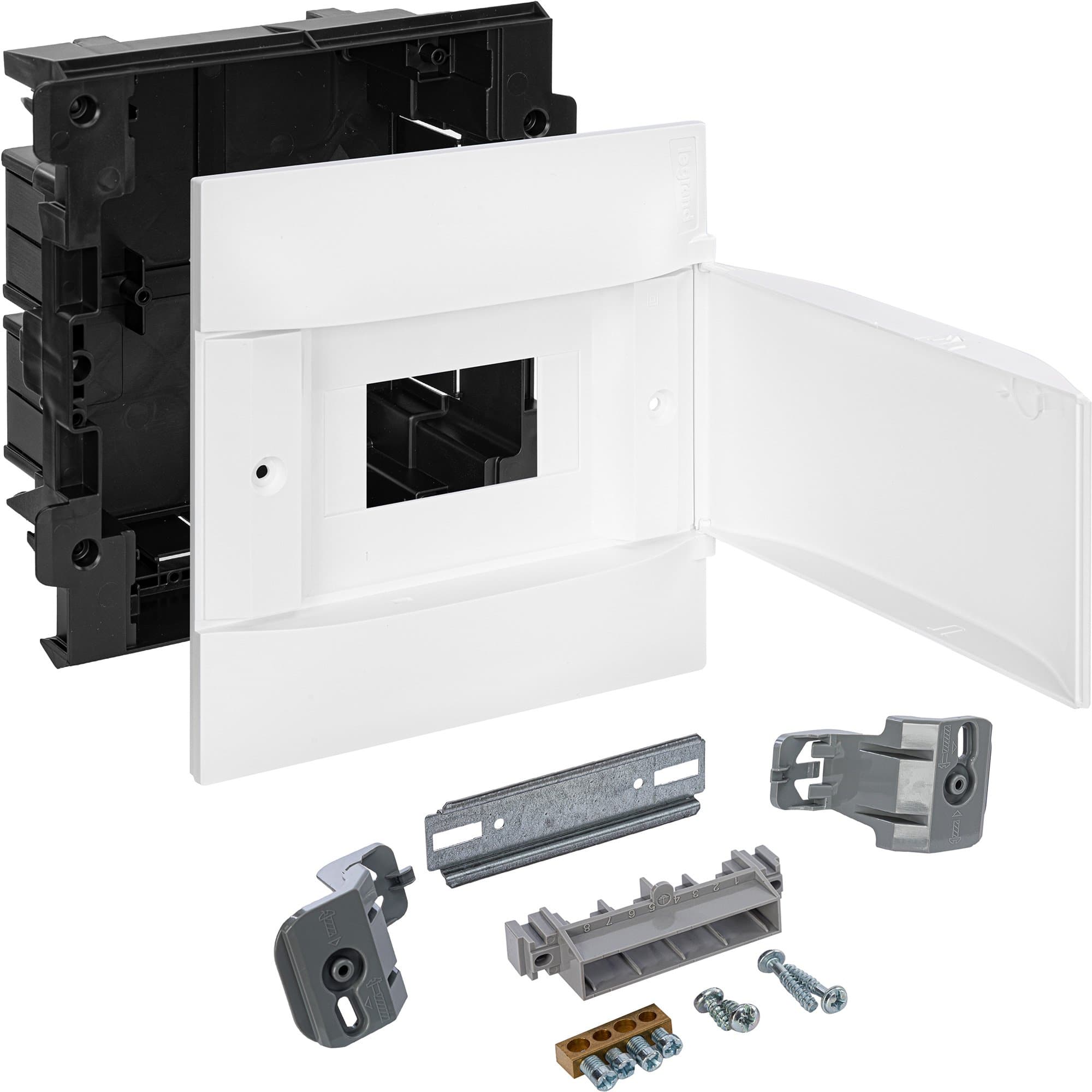 Legrand Practibox S Пластиковый щиток Встраиваемый 1X6 Белая дверь 134546 — миниатюра 5
