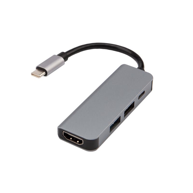 Разветвитель USB Type-C на 4 порта (1xHDMI/2xUSB 3.0 PD/1xType-C PD) Rexant 18-4151