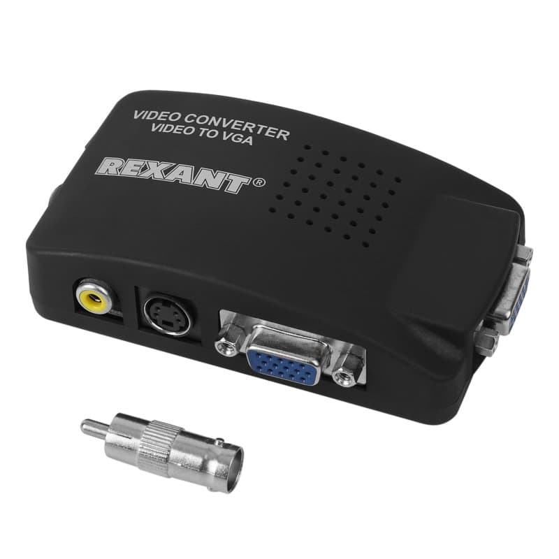 Конвертер BNC + S-video на VGA Rexant 17-6910 — миниатюра 1
