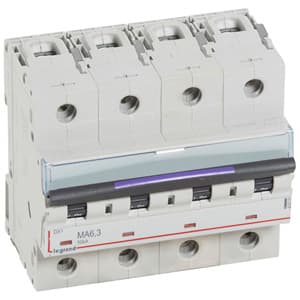Legrand DX3 Автоматический выключатель 50кА 6,3А 4P MA 410259 — миниатюра 2