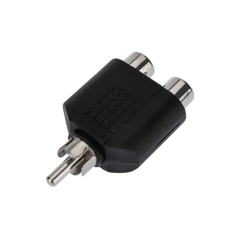 ПереходНИК 1 штекер RCA - 2 гнезда RCA Rexant 14-0421 — миниатюра 1