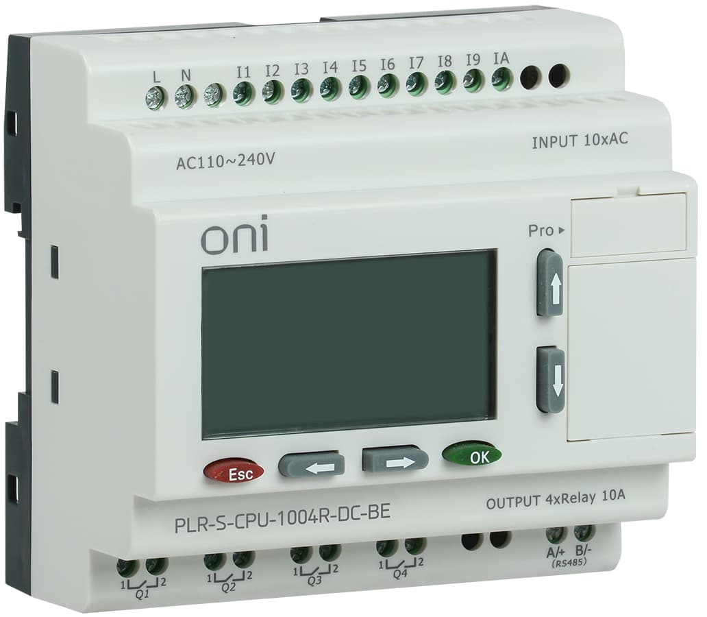 IEK ONI Логическое реле PLR-S. CPU1004(R) 24В DC с экраном