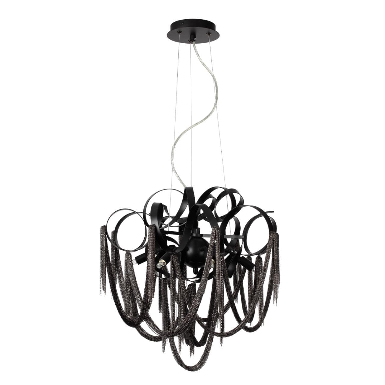 Odeon Light 5067/6 HALL ODL24 395 черный/металл/металл Люстра G9 6*40W CHAINY