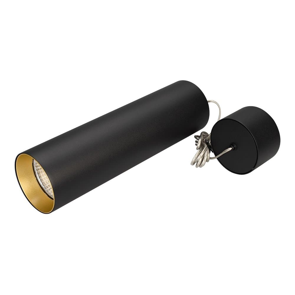 Arlight Светильник SP-POLO-HANG-LONG300-R85-15W Day4000 (BK-GD, 40 deg) (IP20 Металл, 3 года) 027406