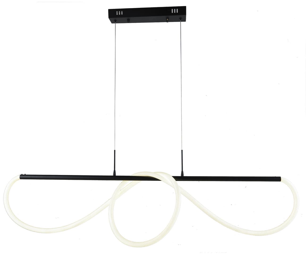 Kink Light 08041K,19(4000K) Подвес диммируемый Далия черный w135*20 h150 Led 72W (4000К) с пультом ДУ
