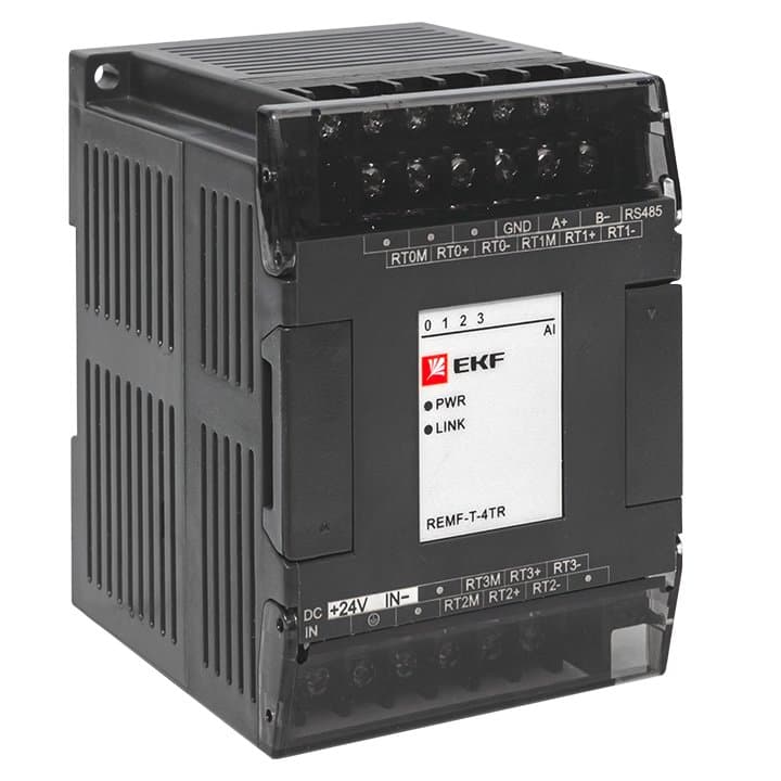 Модуль ввода термосопротивлений REMF 4 PRO-Logic EKF — миниатюра 1