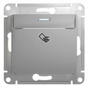Systeme Electric Glossa Алюминий Выключатель карточный, сх.6 — миниатюра 2