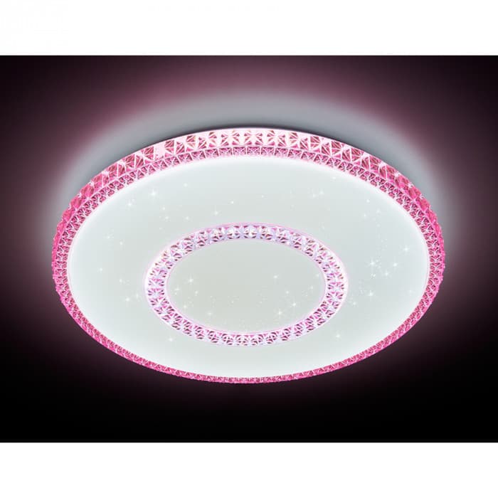 Ambrella Потолочный светодиодный светильник с пультом F99 PI 96W 500*500*80 (ПДУ ИК) F99 PI 96W D500