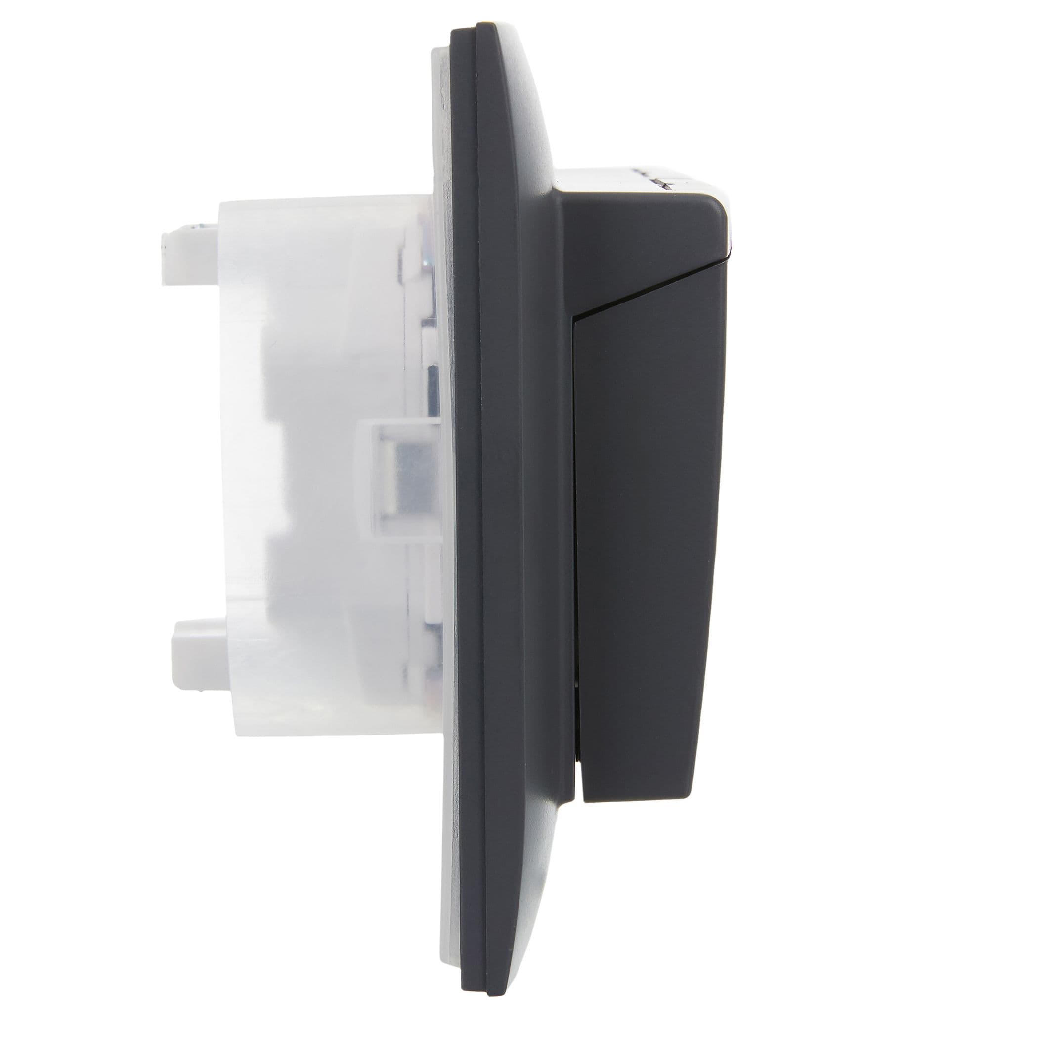 IEK SKANDY Титан Розетка 2-ая с/з с крышкой 16А в сборе IP44 SK-R12T — миниатюра 4