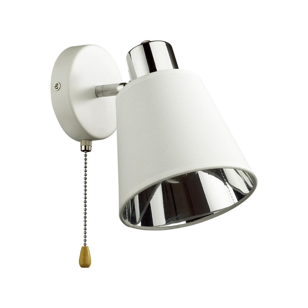 Lumion 5219/1W COMFI белый, хром Бра с выключателем E14 40W 220V GRETCHEN