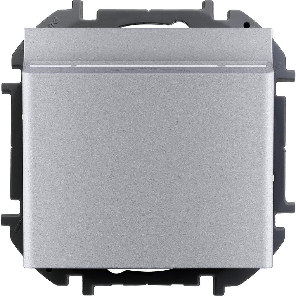 Legrand INSPIRIA Алюминий Выключатель для гостиничных номеров 673802 — миниатюра 1
