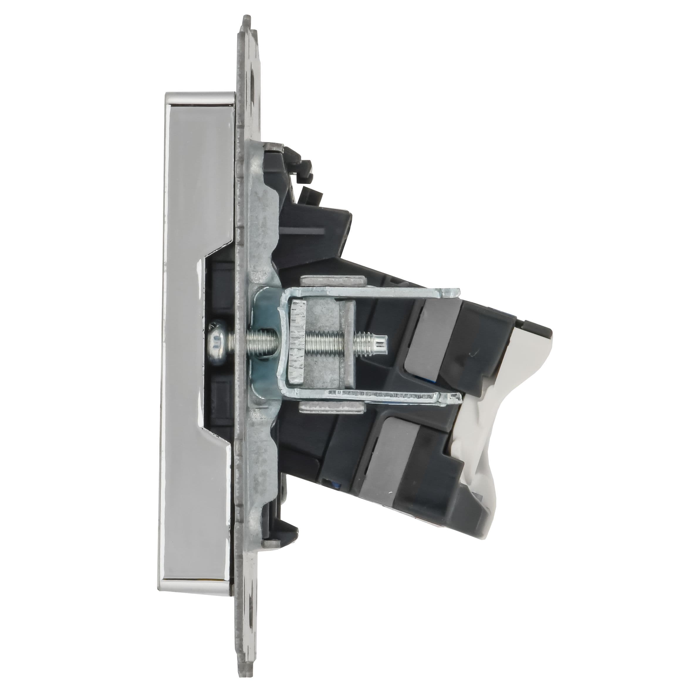 IEK BRITE Металл Хром/никель Роз. комп. RJ45 кат.5E РК10-БрГН — миниатюра 5