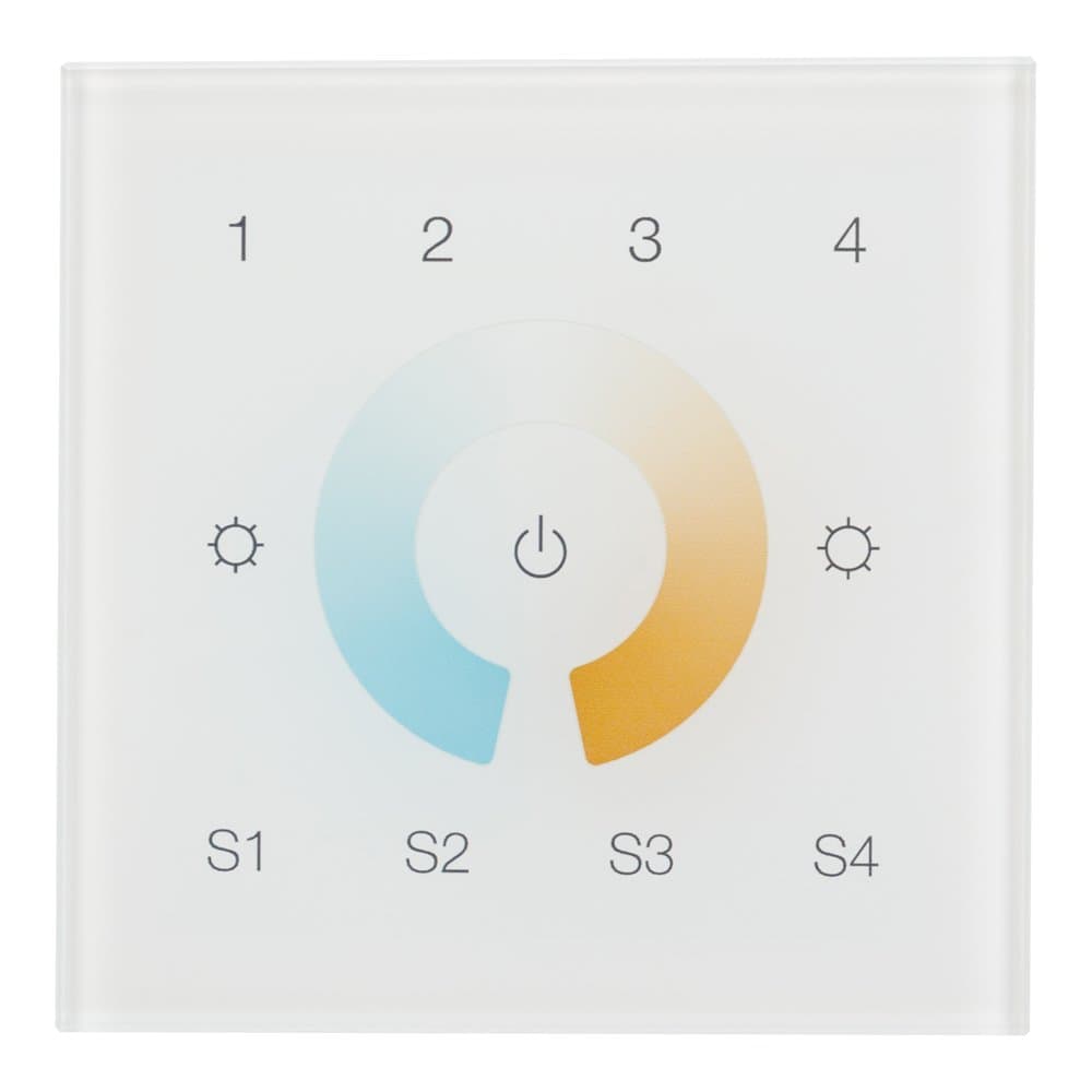 Arlight INTELLIGENT ARLIGHT Сенсорная панель DALI-901-11-4G-4SC-MIX-DT8-IN White (BUS/230V) (IARL, IP20 Пластик, 3 года) 037198 — миниатюра 2