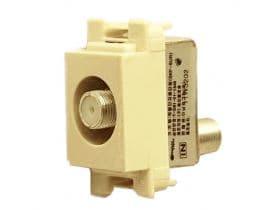 Anam Legrand DIY Zunis Беж Вставка розетки ТВ, проходной (1 модуль) B ZUN M 7104 17I