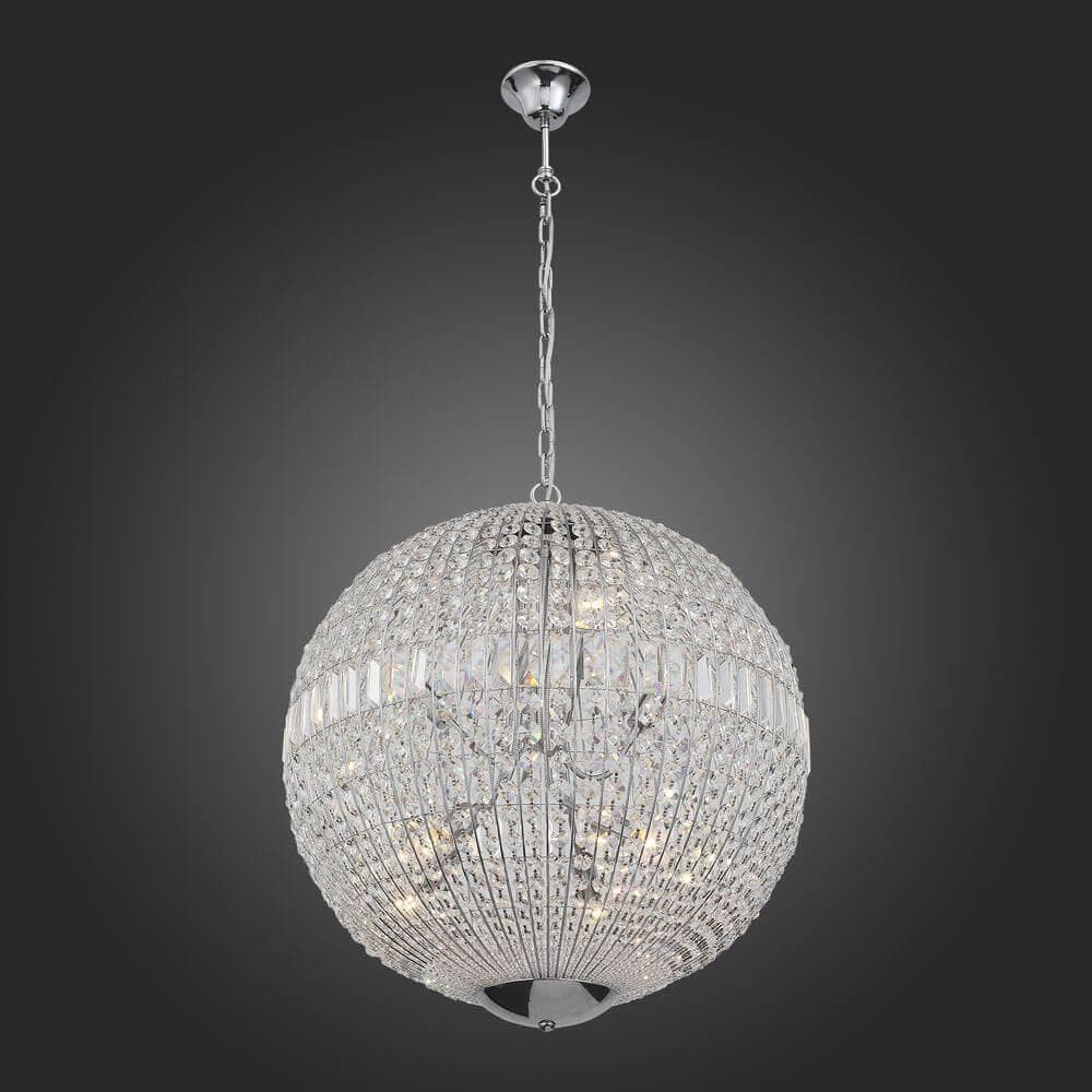 ST LUCE SL226.103.08 Люстра подвесная  Хром/Прозрачный E14 8*40W — миниатюра 2