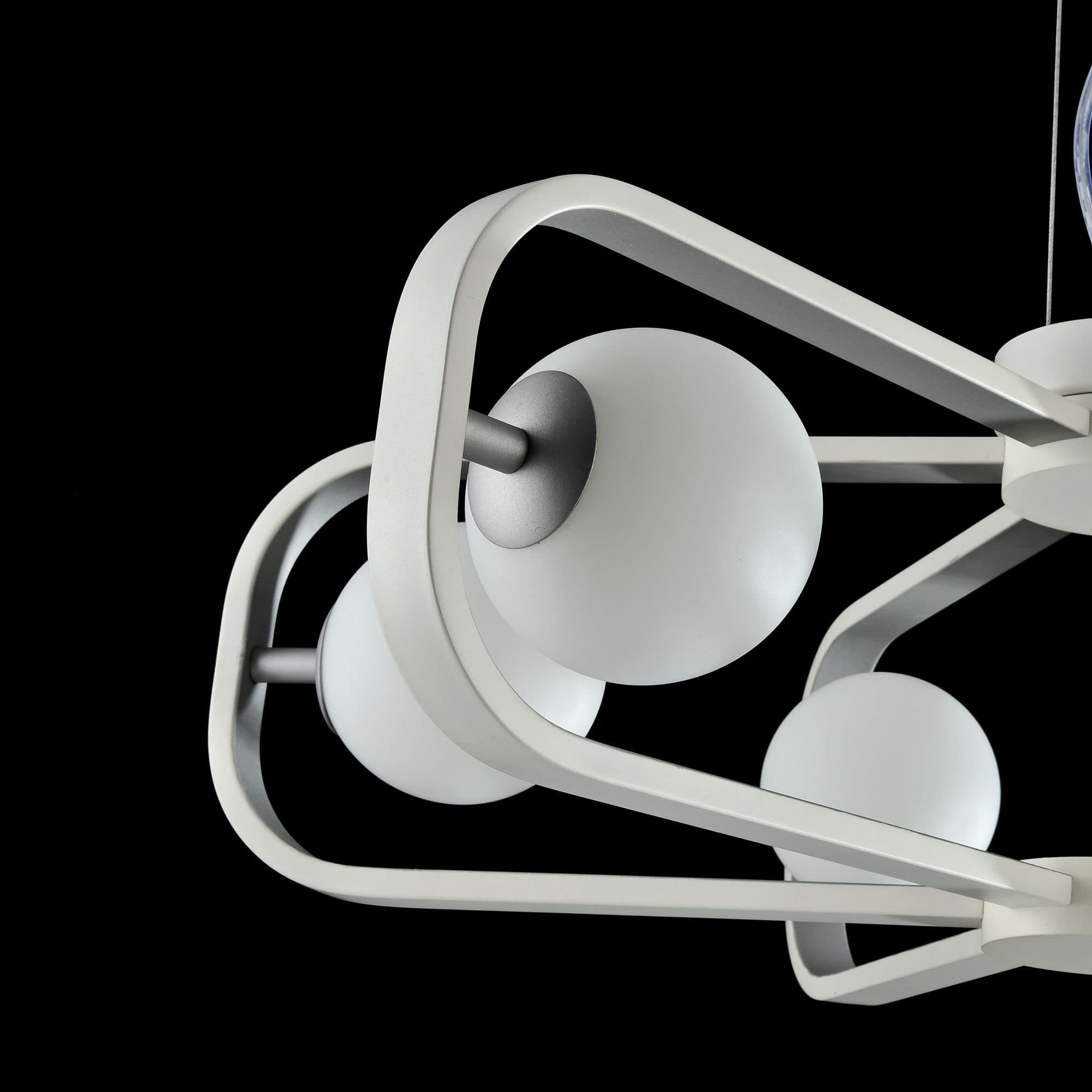 Maytoni Modern Avola Белый с Серебром Подвес 6xG9 40W MOD431-PL-06-WS — миниатюра 4