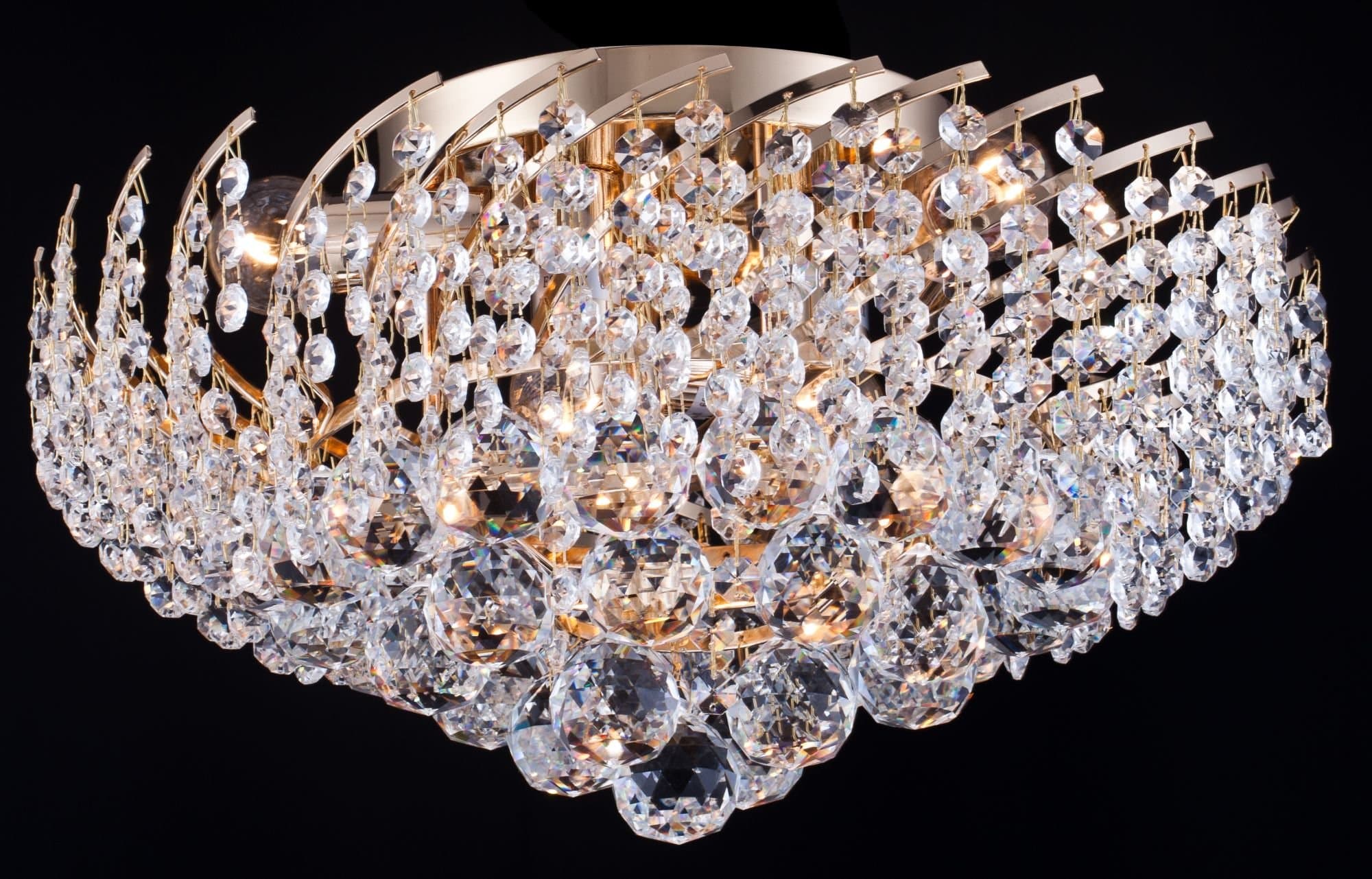 Maytoni Royal Classic Karolina Золото Люстра 6xE14 40W DIA120-06-G — миниатюра 2