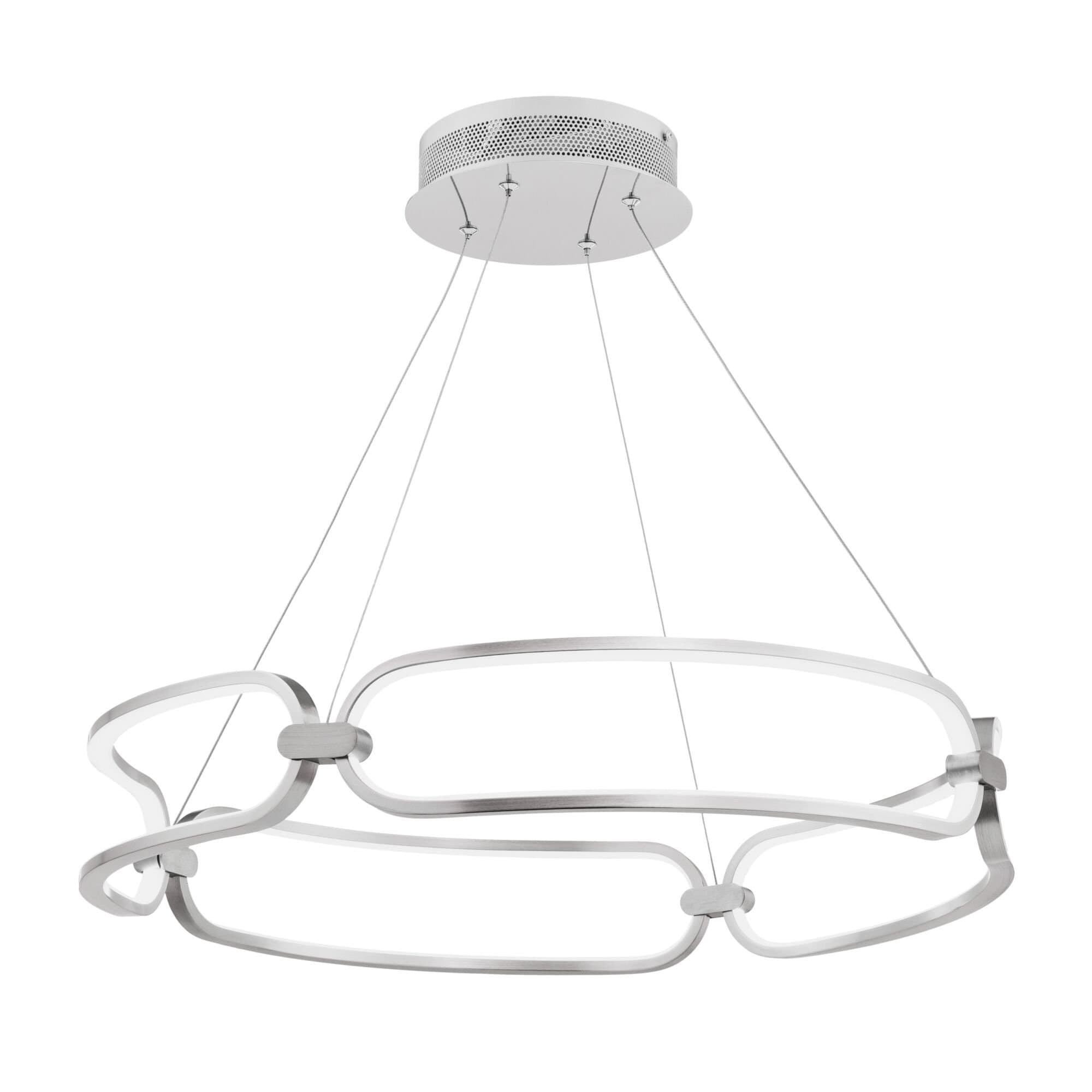 Maytoni Modern Chain Никель Подвесной светильник LED 50W 3500Лм MOD017PL-L50N — миниатюра 3