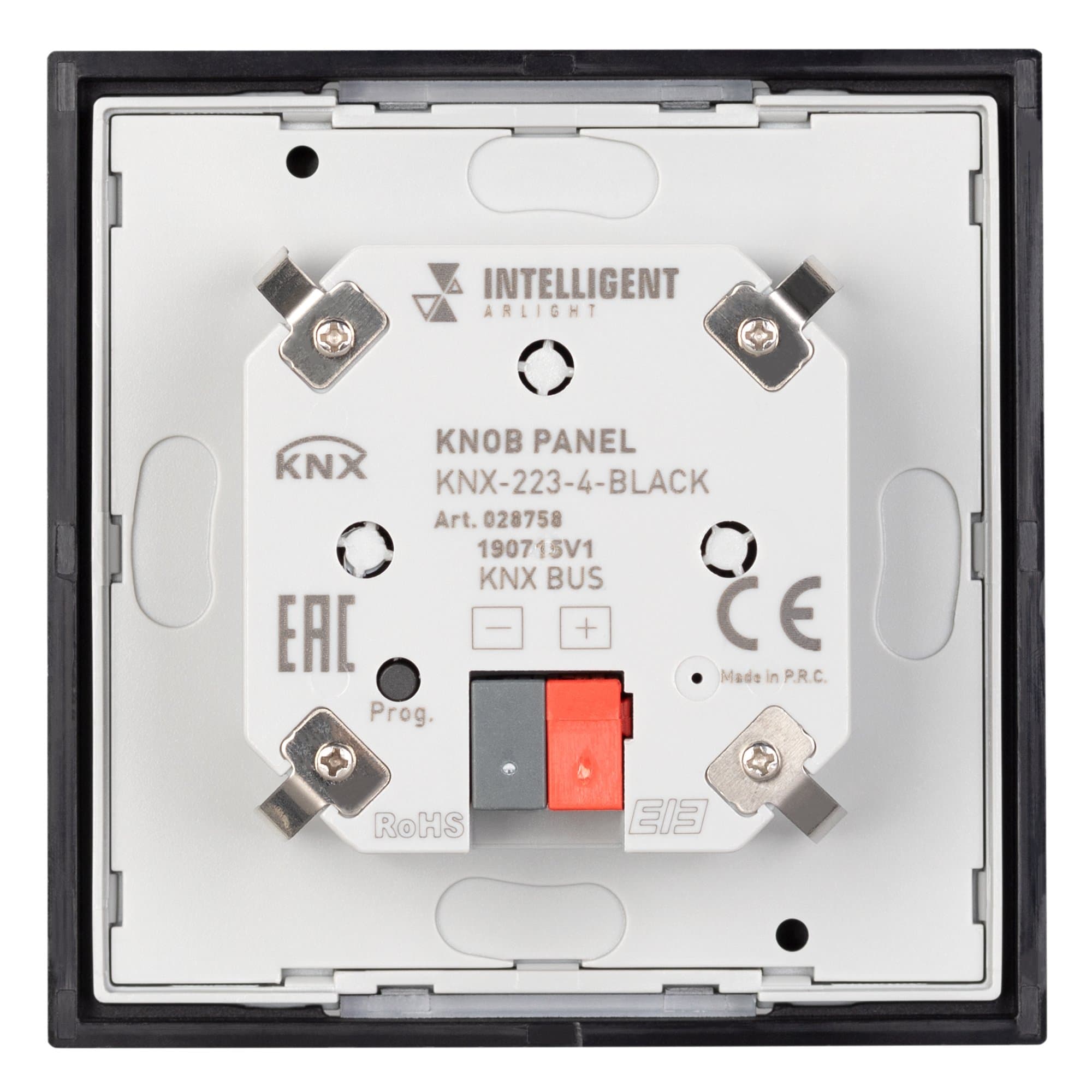 Arlight INTELLIGENT Панель KNX-223-4-BLACK (BUS) (INTELLIGENT -) 028758 — миниатюра 3