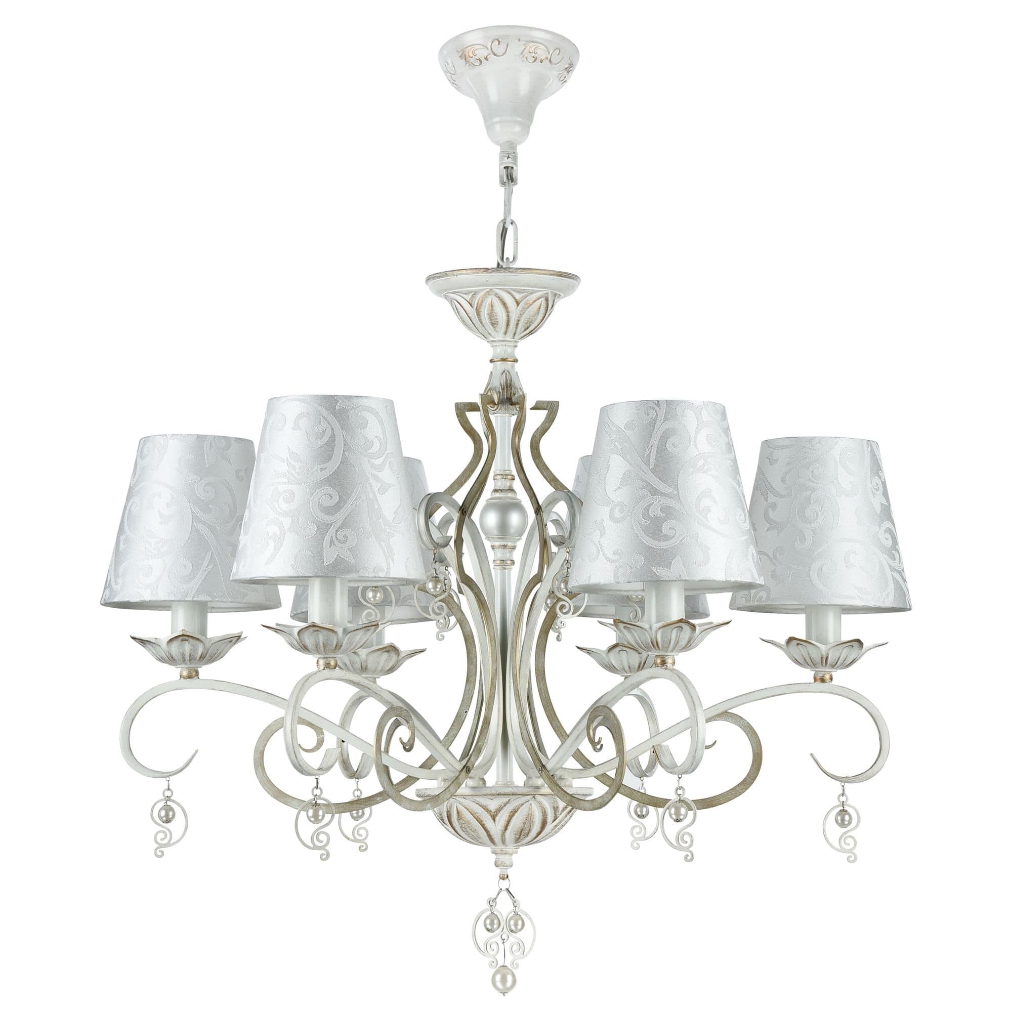 Maytoni Elegant Monile Белый с Золотом Люстра 6xE14 40W ARM004-06-W — миниатюра 3