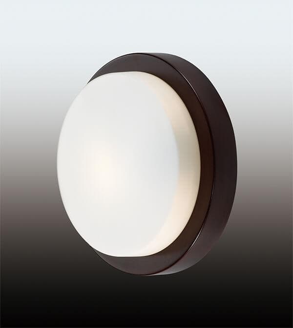 Odeon Light 2744/1C ODL15 792 венге/стекло Н/п светильник IP44 E14 40W 220V HOLGER — миниатюра 2