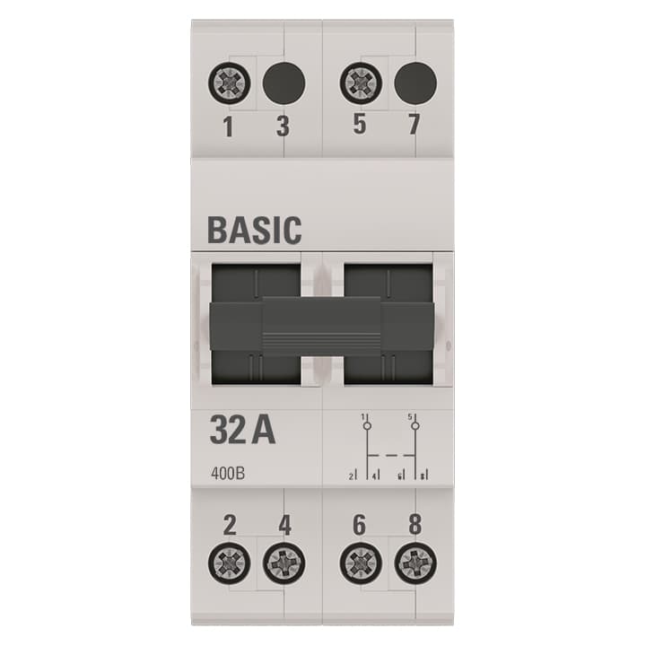 EKF Трехпозиционный переключатель 2P 32А Basic tps-2-32 — миниатюра 2