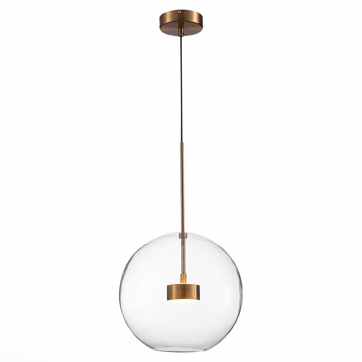 ST LUCE SL1133.223.01 Светильник подвесной ST-Luce Латунь/Прозрачный LED 1*14W — миниатюра 1