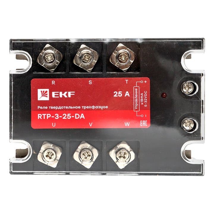 Реле твердотельное трехфазное RTP-25-DA EKF PROxima — миниатюра 3