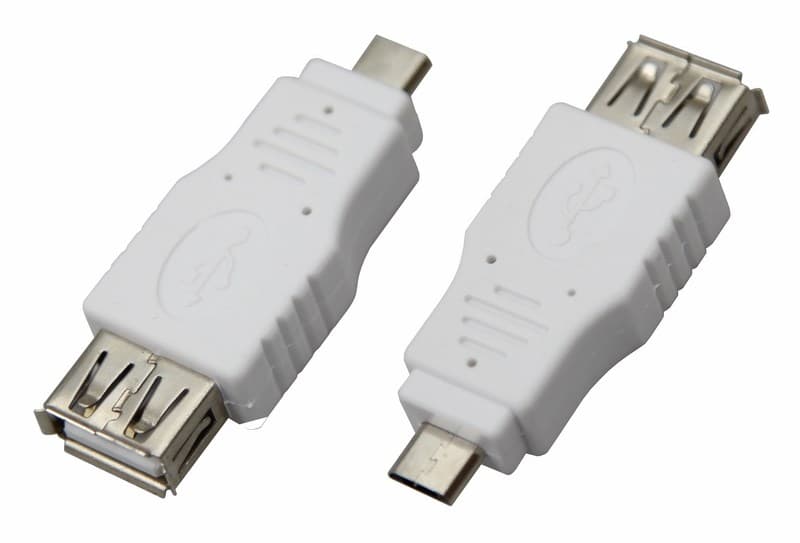 Переходник гнездо USB-A (Female) - штекер Micro USB (Male) Rexant 18-1173 — миниатюра 1