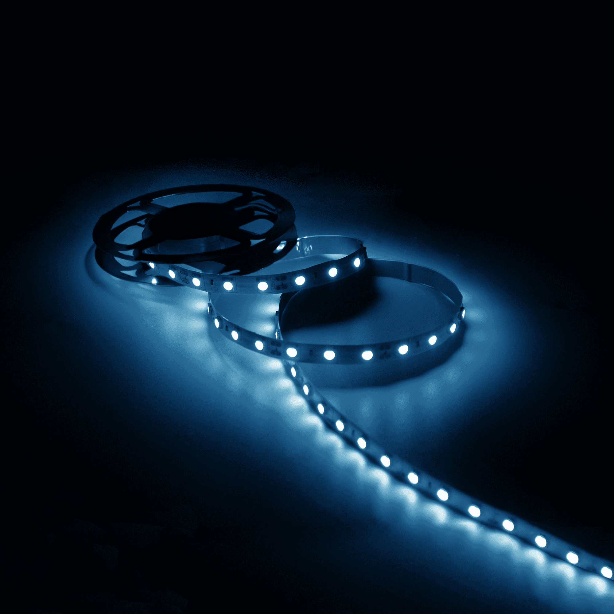 Gauss Лента LED Elementary 5050 -SMD 14.4W 12V DC холодный белый IP20 (ZIP Bag 5м) 355000314 — миниатюра 9