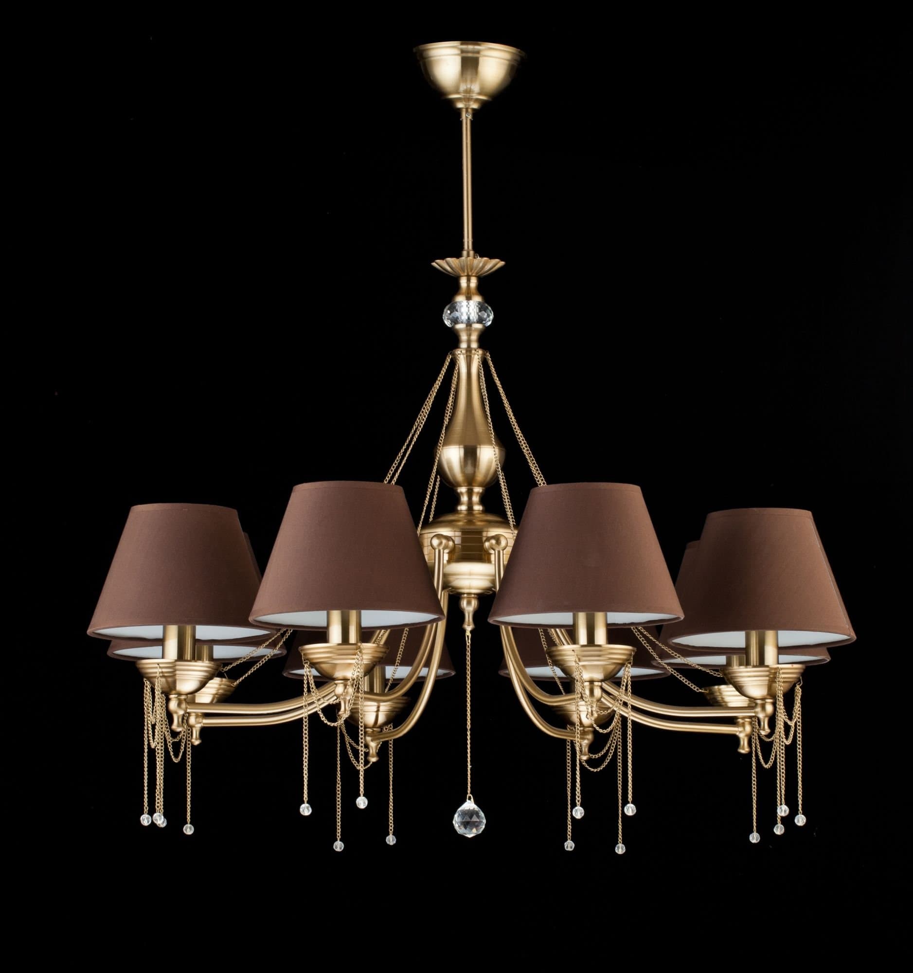Maytoni Royal Classic Chester Латунь Люстра 8xE14 60W RC0100-PL-08-R — миниатюра 6