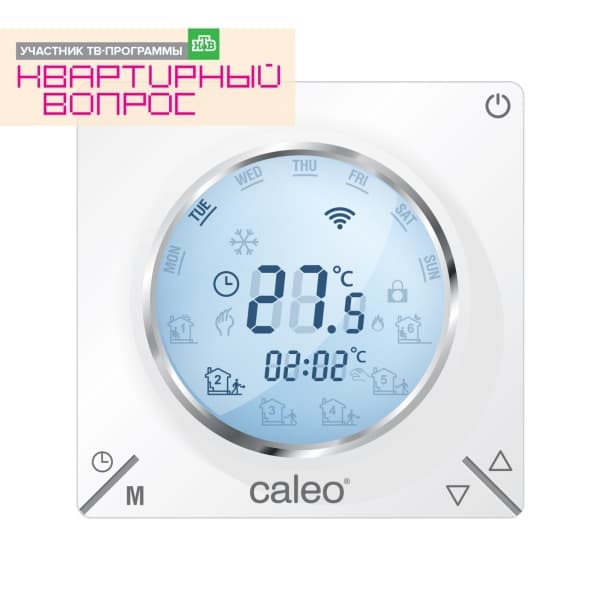 Терморегулятор CALEO C935 Wi-Fi встраиваемый, цифровой, программируемый, 3,5 кВт