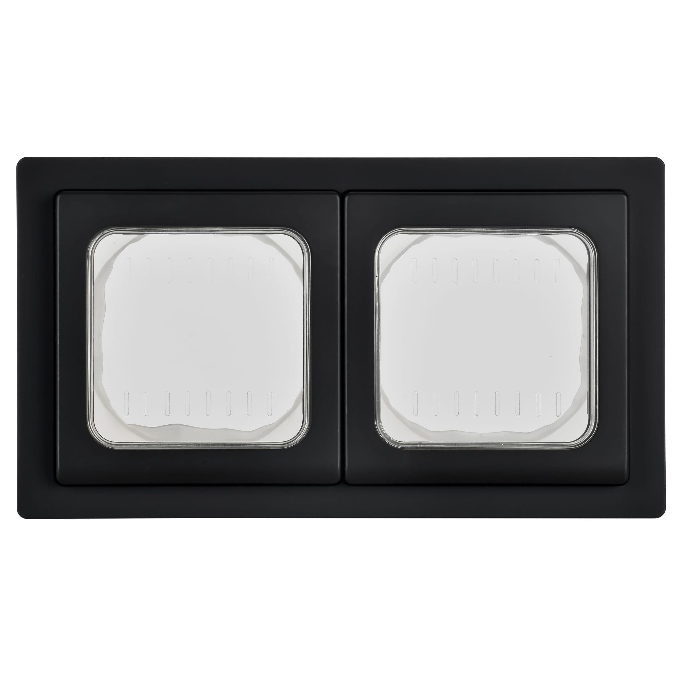 IEK FLITE Черный Рамка 2-местная IP55 — миниатюра 2