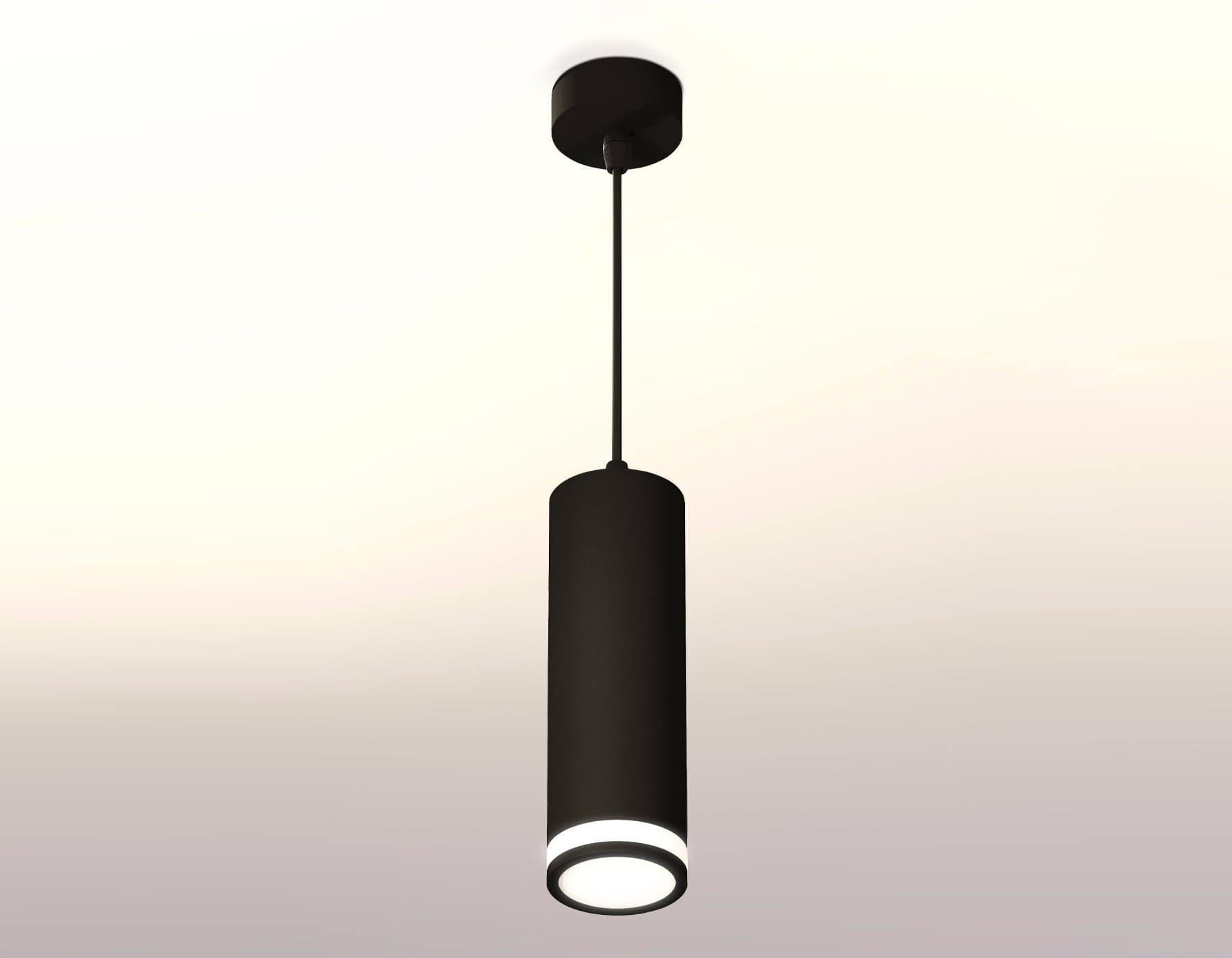 Ambrella Комплект подвесного светильника с акрилом XP7456002 SBK/FR черный песок/белый матовый MR16 GU5.3 (A2311, C7456, N7121) — миниатюра 2