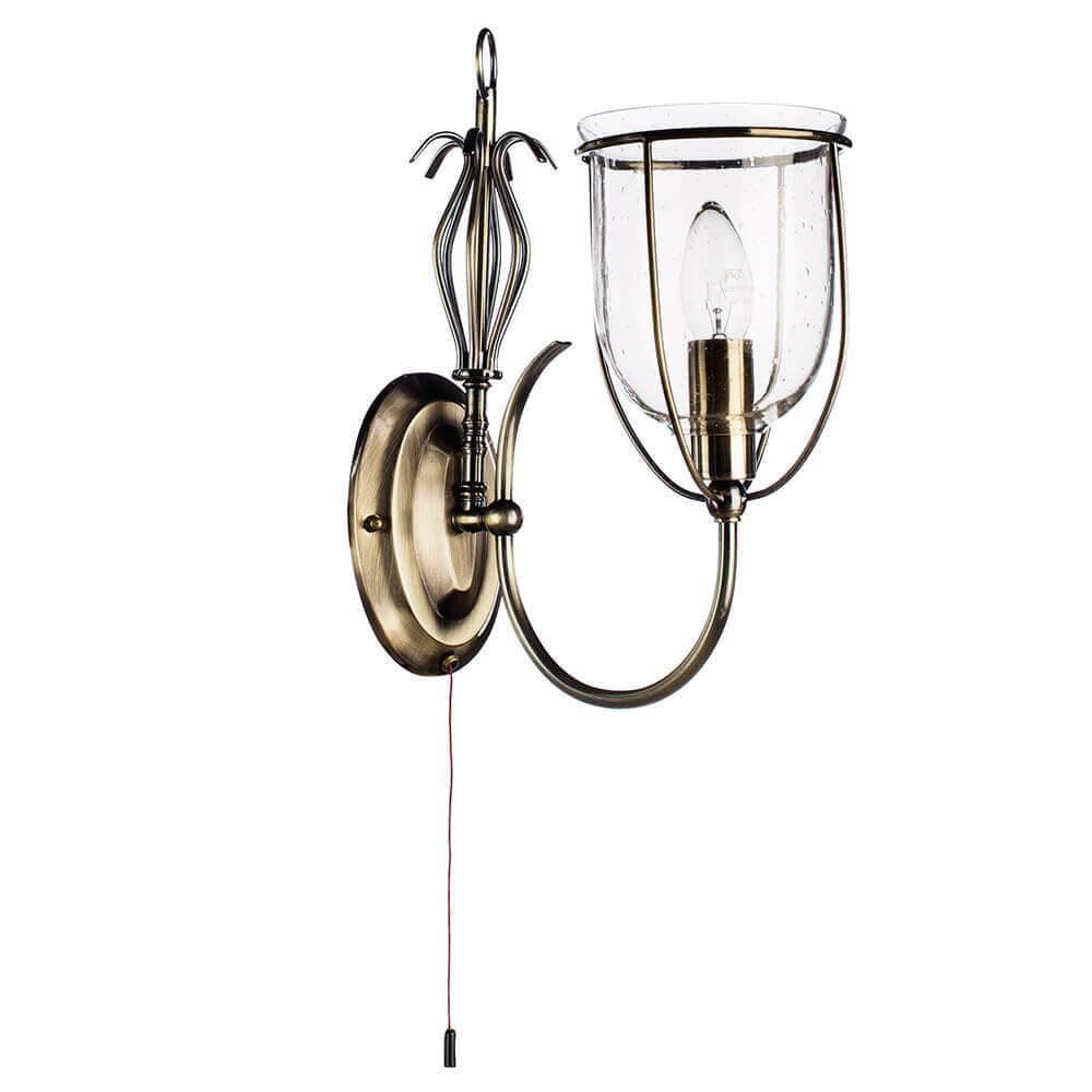 Arte Lamp Salvador Бронза/Прозрачный Бра 60W E14 A6351AP-1AB — миниатюра 1