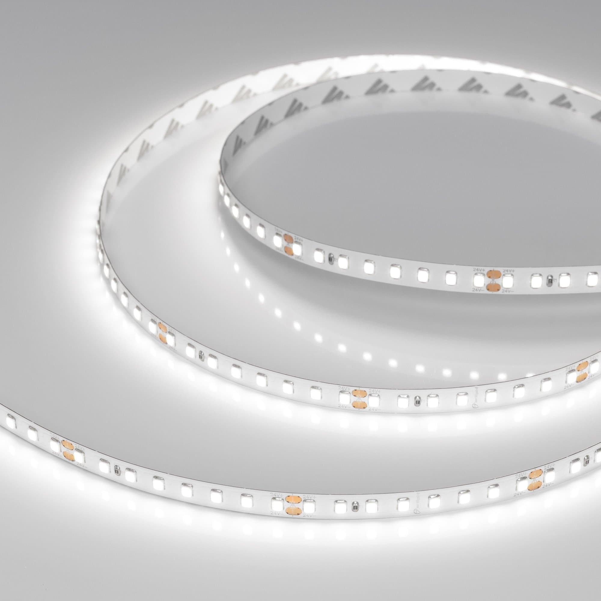 Arlight Лента RT-A128-8mm 24V White6000 (9.6 W/m, IP20, 2835, 5m) (высок.эфф.150 лм/Вт) 038755 — миниатюра 2