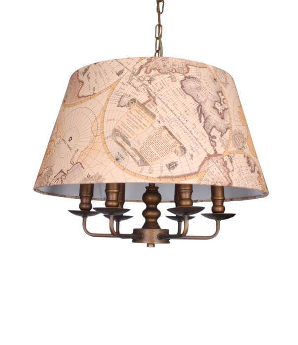 Favourite Mappa Бежевая/Коричневая Люстра 6*E14*40W 1122-6P