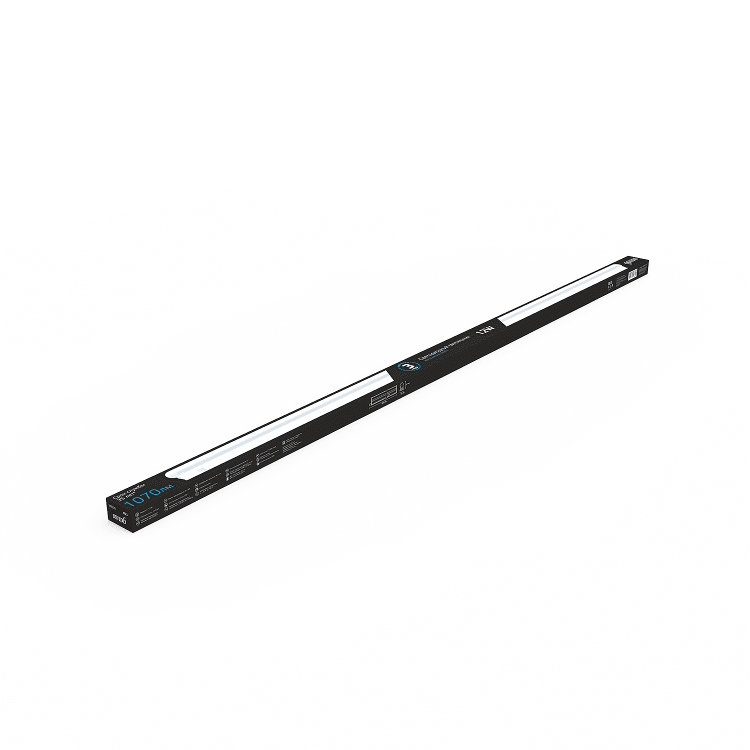 Gauss Светильник TL линейный 12W 1070lm 6500K IP20 865х22х37 (к.п. 1м, Коннект2шт, креп 1шт) LED 5 130511312 — миниатюра 4