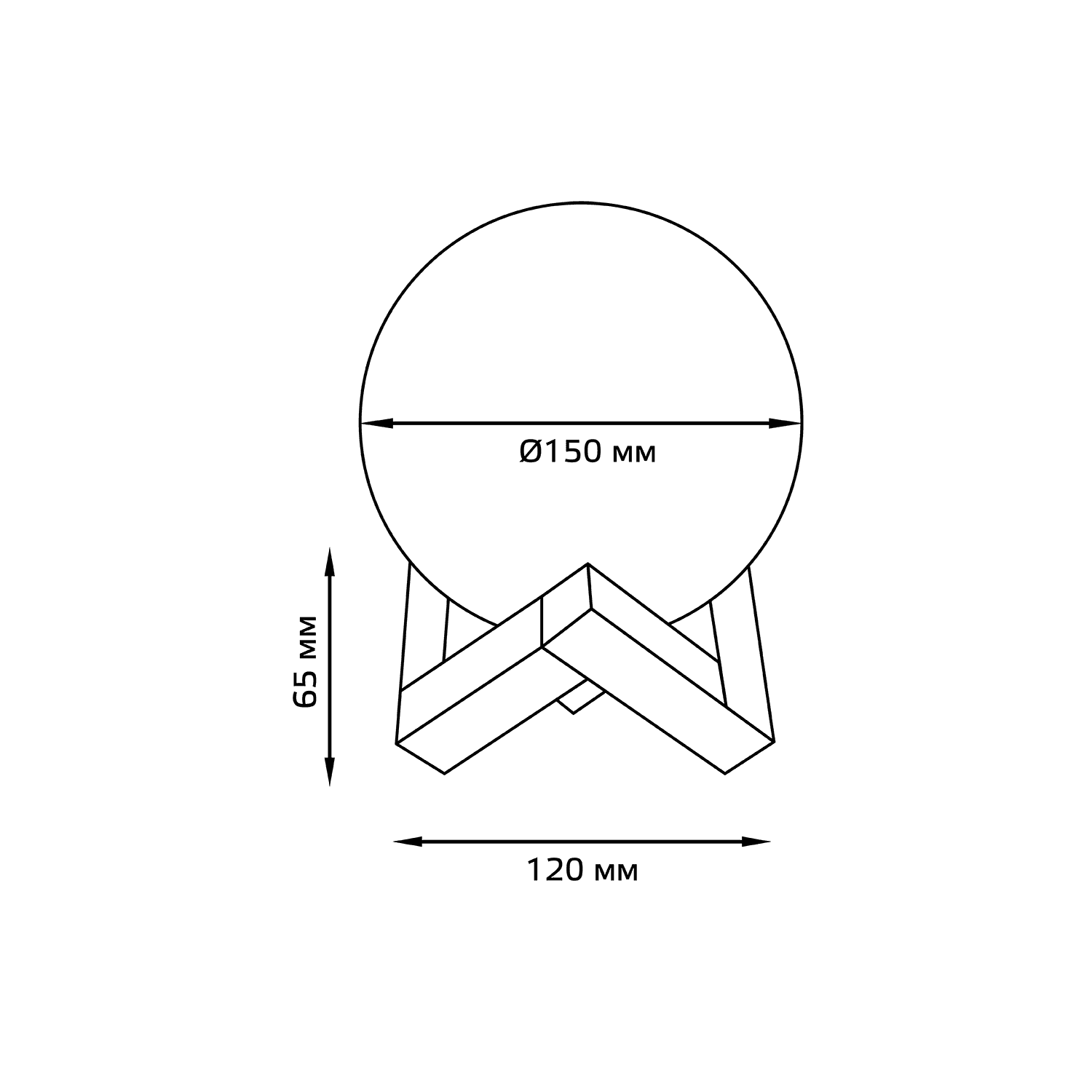 Gauss Светильник настольный NN003 3D Луна 1W RGB 5V Li-ion 450mA D15см цветной c пультом LED 1/6/12 — миниатюра 18
