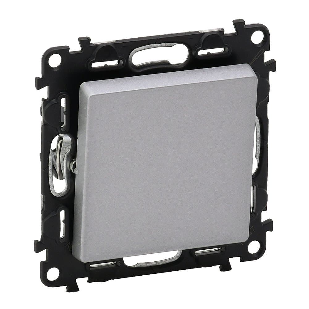 Legrand Valena LIFE DIY Алюм Переключатель перекрестный 1-клавишный 10А 250В 752607 — миниатюра 1