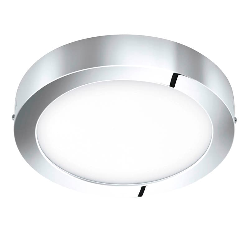 Eglo Светодиодная ультратонкая накладная панель FUEVA 1, 22W (LED) 3000K, Ø300, IP44, хром 96058
